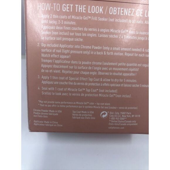 Sally Hansen Salon Chrome 3pc Mini Kit - 200 Rose Gold / Rose - Picture 7 of 11